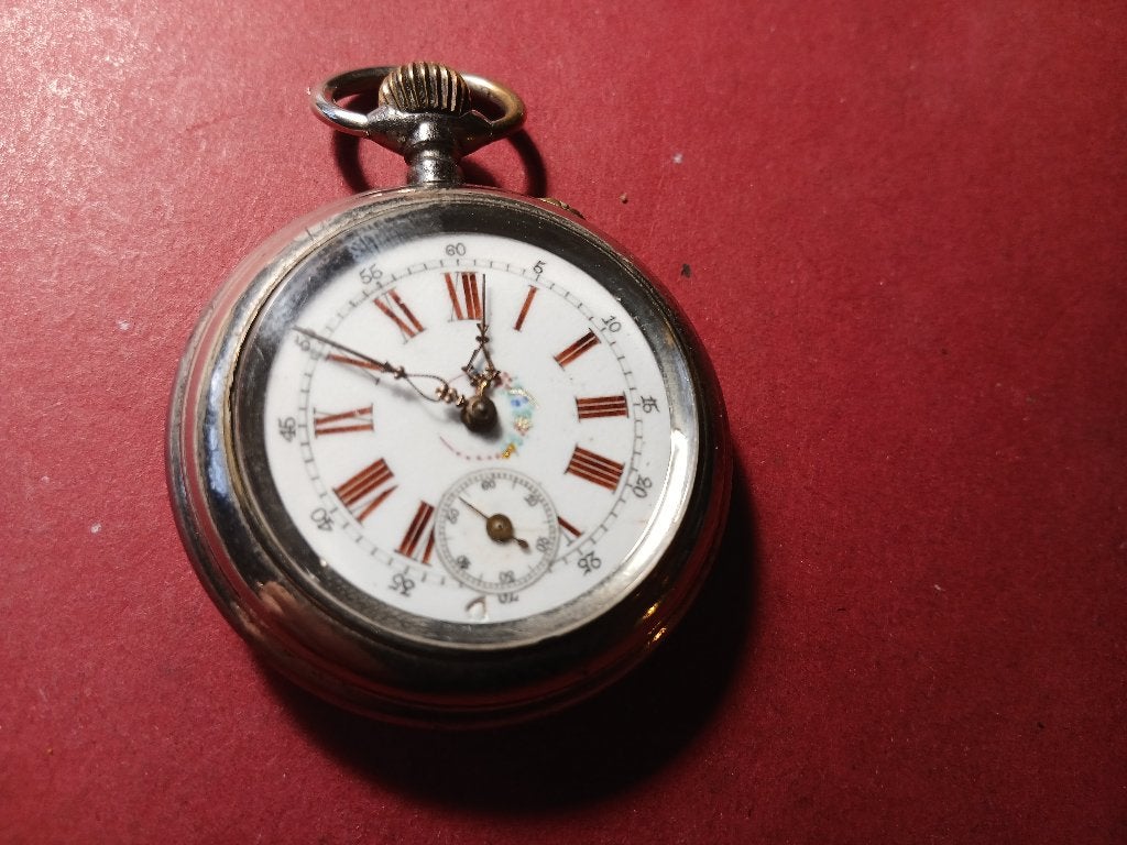 Zakhorloge met erotisch mechaniek, Antiek en Kunst, Antiek | Klokken, Verzenden