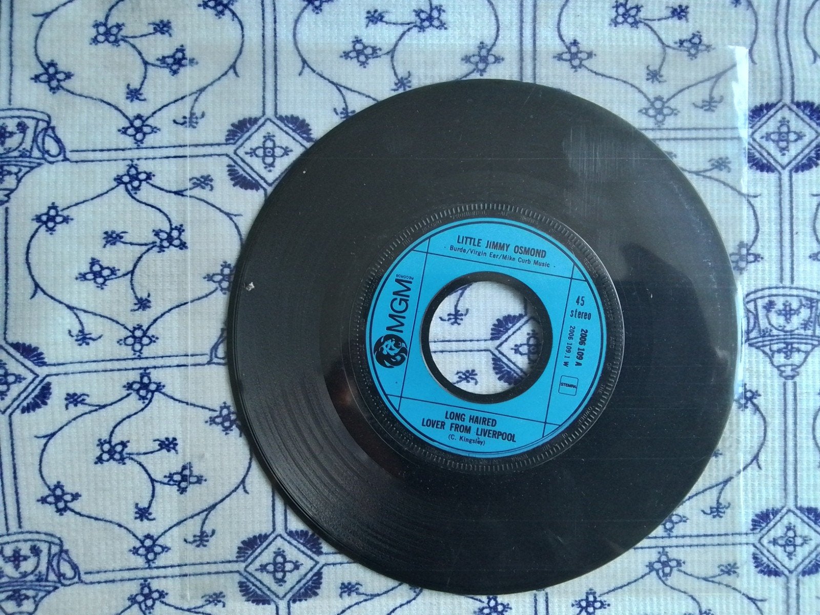 Little jimmy osmond         long haired lover from Liverpool, Ophalen of Verzenden, Zo goed als nieuw, 7 inch, Pop