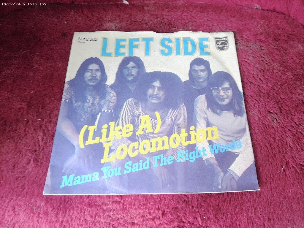 Left Side - Like a Locomotion, Cd's en Dvd's, Vinyl Singles, Gebruikt, Fotohoes, 7 inch, Ophalen of Verzenden