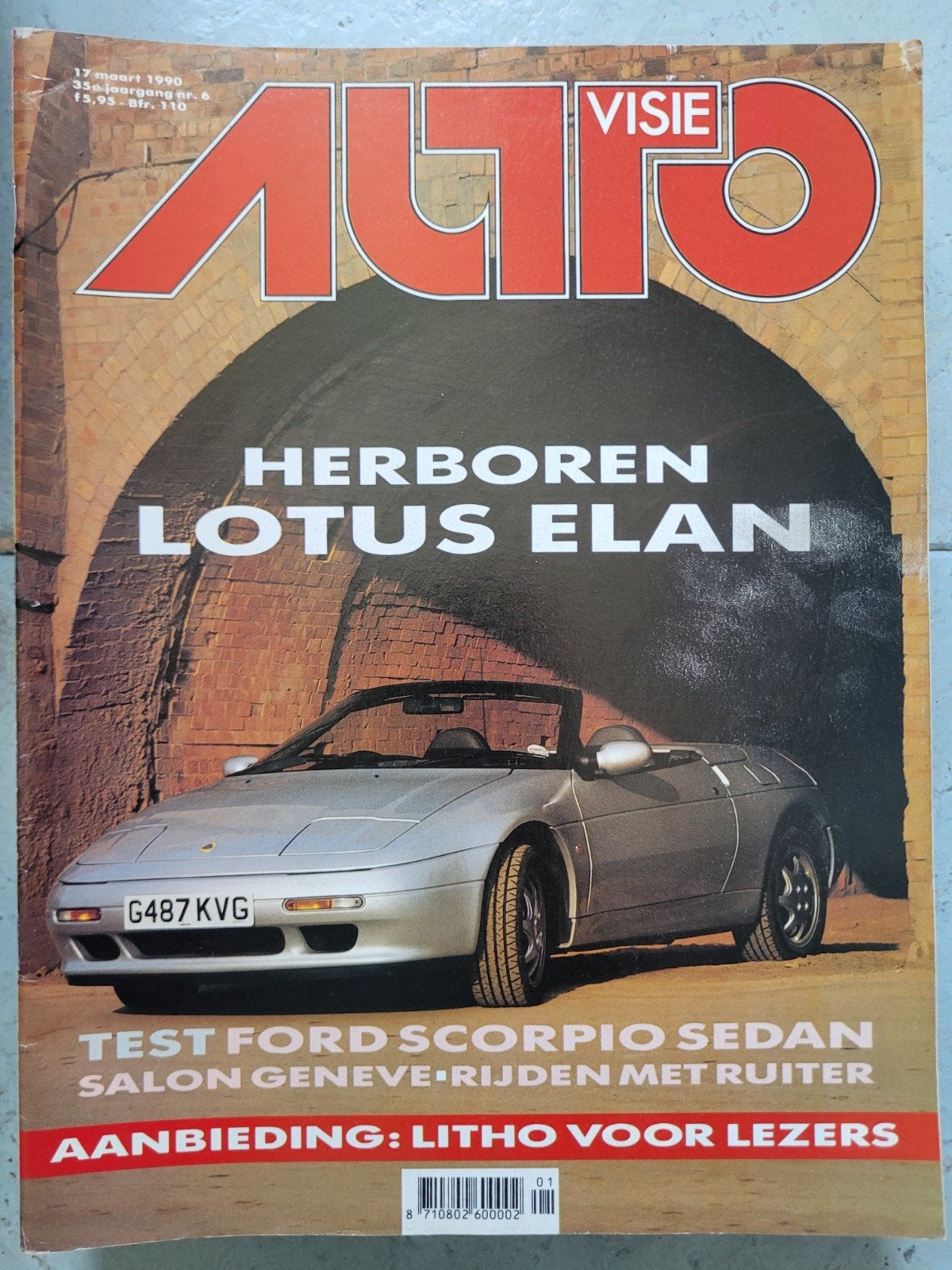 Autovisie nr 6 van 1990, Verzenden, Gelezen, Algemeen