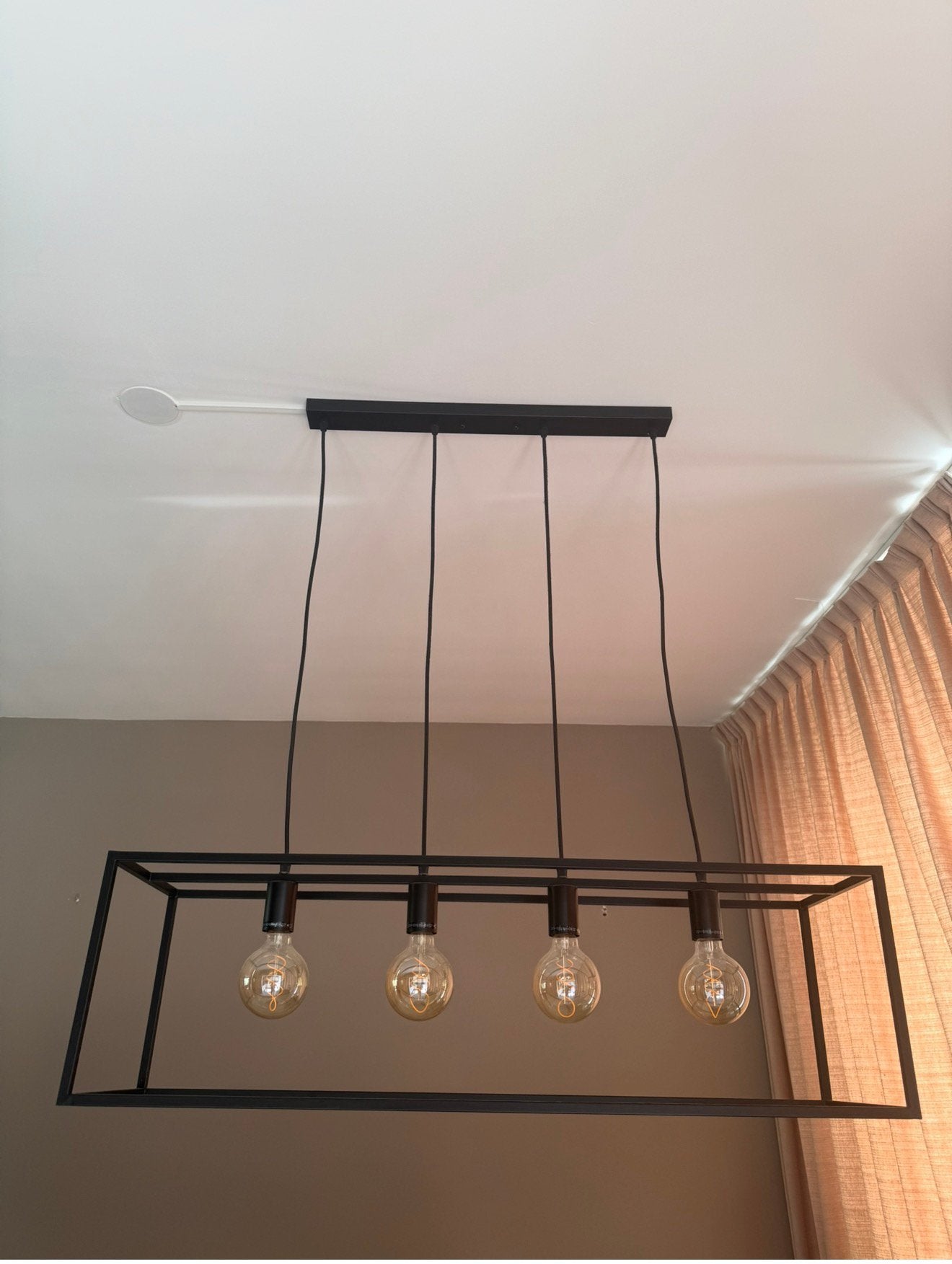 Eettafel hang lamp zoals nieuw., Ophalen of Verzenden, Zo goed als nieuw