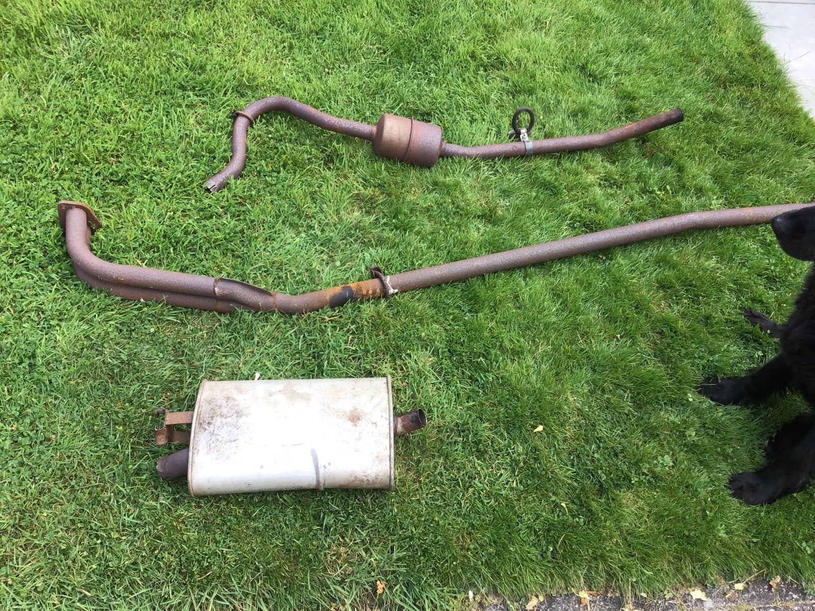 Volvo Amazon uitlaat met dubbele vlampijp., Auto-onderdelen, Ophalen, Gebruikt, Volvo