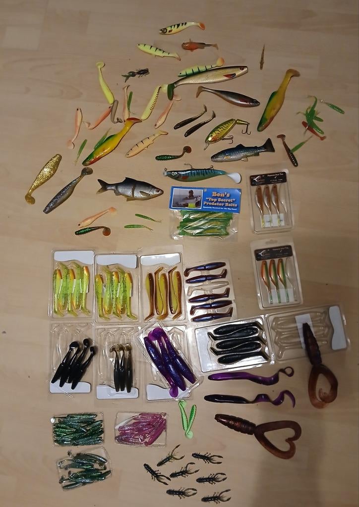 Zak kunstaas shads sofbaits shad fox rage savage dropshot, Verzenden, Nieuw, Complete set