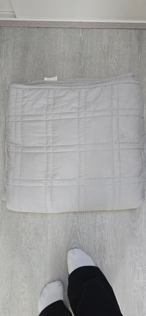 Ella verzwaarde deken grijs  200x200 tussen de 11-13 kg, Tweepersoons, Ophalen of Verzenden, Grijs, Deken of Dekbed