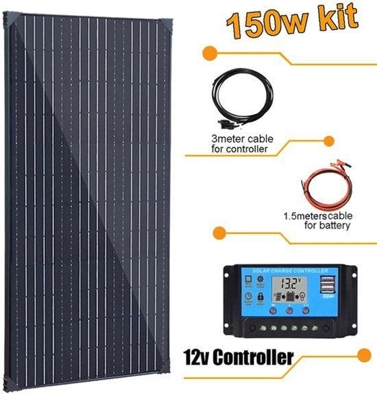Zonnepaneel - Zonnepanelen - Zonne-energie - Zonne-kit - 12V, Corvance B.V., Verzenden, Nieuw, Corvancebol@gmail.com