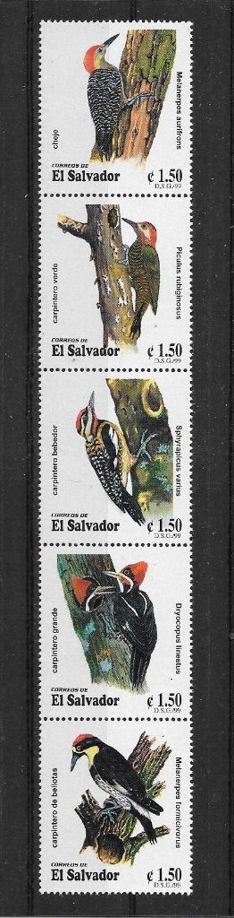 El Salvador vogels, Ophalen of Verzenden, Postfris, Midden-Amerika