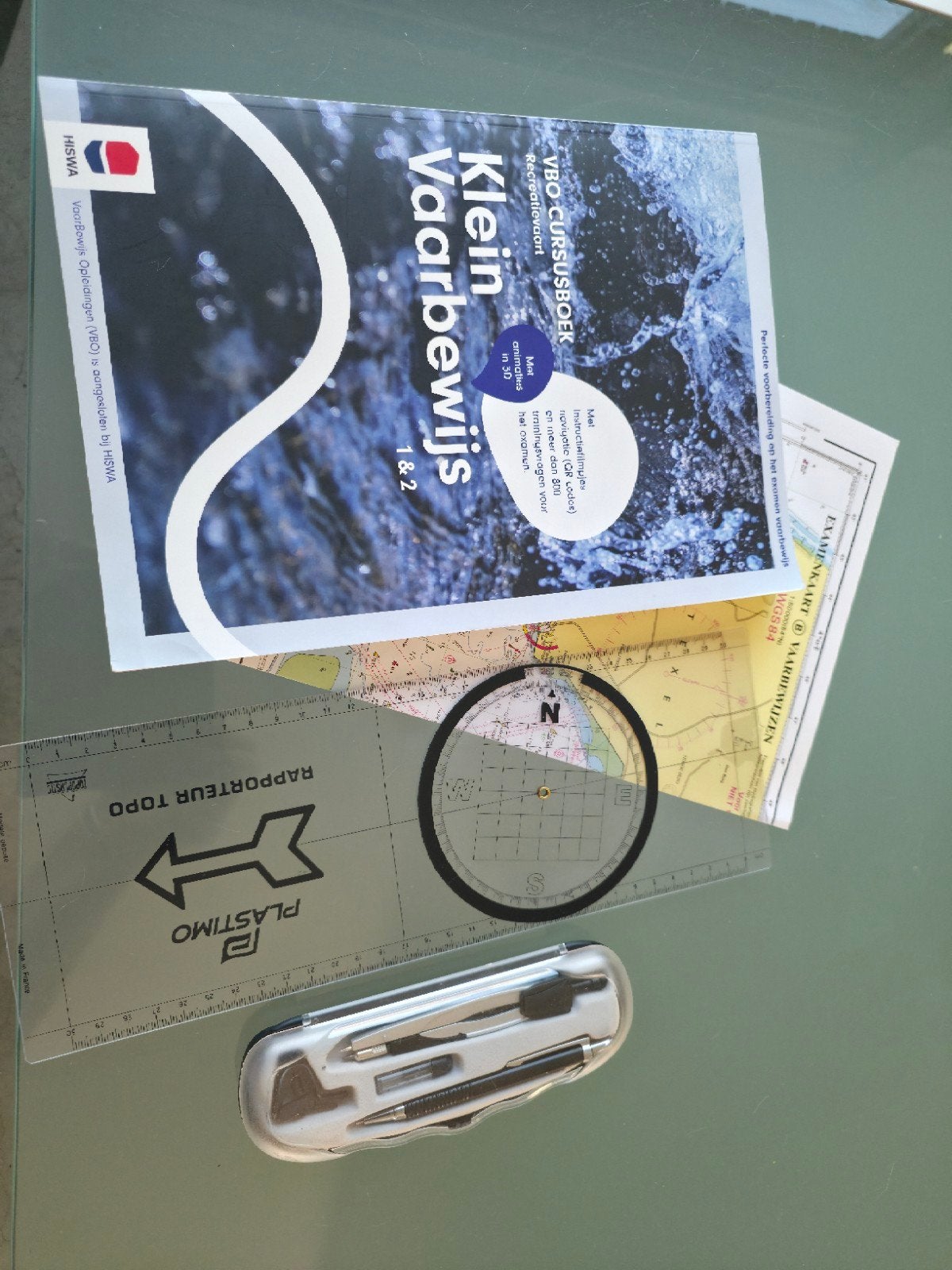 Klein Vaarbewijs 1 & 2 Cursusboek + Examentraining Set, Ophalen of Verzenden, Beta, Zo goed als nieuw