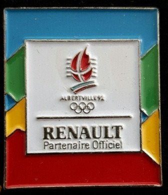Renault Partenaire Officiel Albertsville 92, Verzenden, Nieuw, Transport, Speldje of Pin