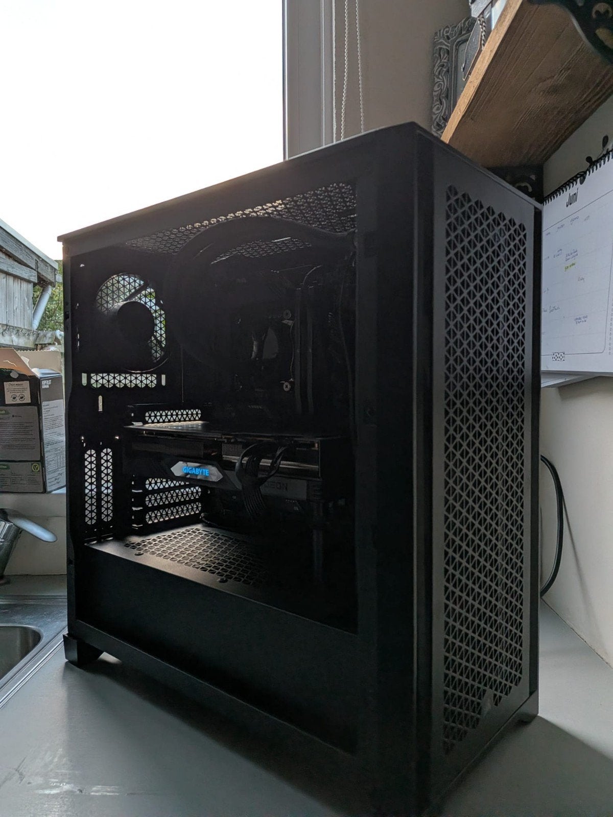 Gaming PC met Gigabyte RTX videokaart en AOC monitor, Gigabyte, 8 GB, Zo goed als nieuw, Gaming