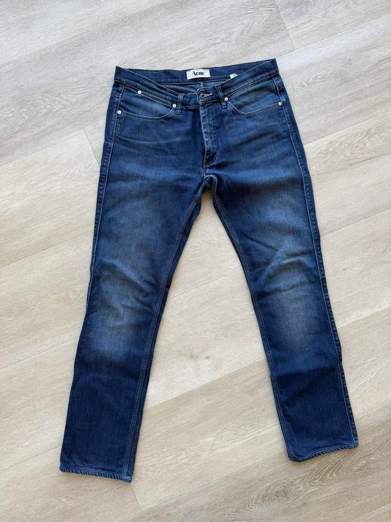 Acne jeans, model max bob, blauw, 31/32, Ophalen of Verzenden, Zo goed als nieuw, Blauw, W32 (confectie 46) of kleiner