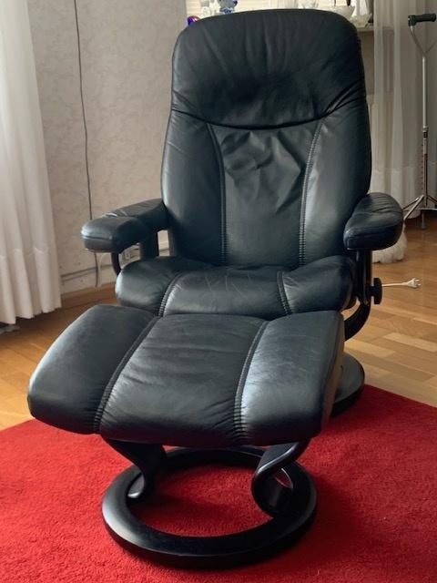 fauteuill, Ophalen, Gebruikt, 50 tot 75 cm, Leer