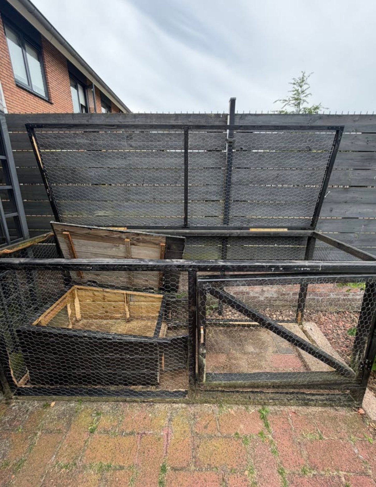 Konijnenhok voor buiten, Dieren en Toebehoren, Knaagdieren en Konijnen | Hokken en Kooien, Ophalen, 90 cm of meer, Hok, 110 cm of meer