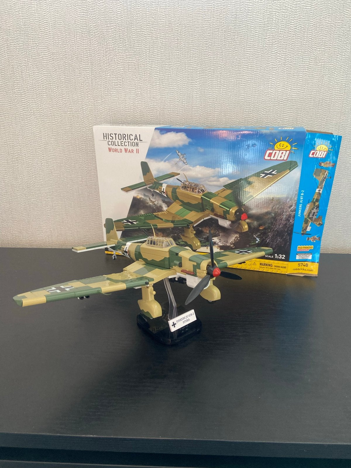 COBI Junkers Ju 87B-2 Stuka Bouwmodel - Wereldoorlog II, Ophalen of Verzenden, Zo goed als nieuw, Overige merken