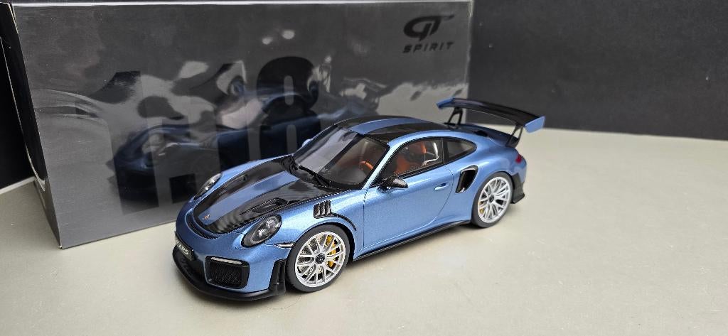 Porsche 911 GT2 RS Miami Blue  GT429 GT spirit, Hobby en Vrije tijd, Modelauto's | 1:18, Nieuw, Auto, Autoart, Ophalen of Verzenden