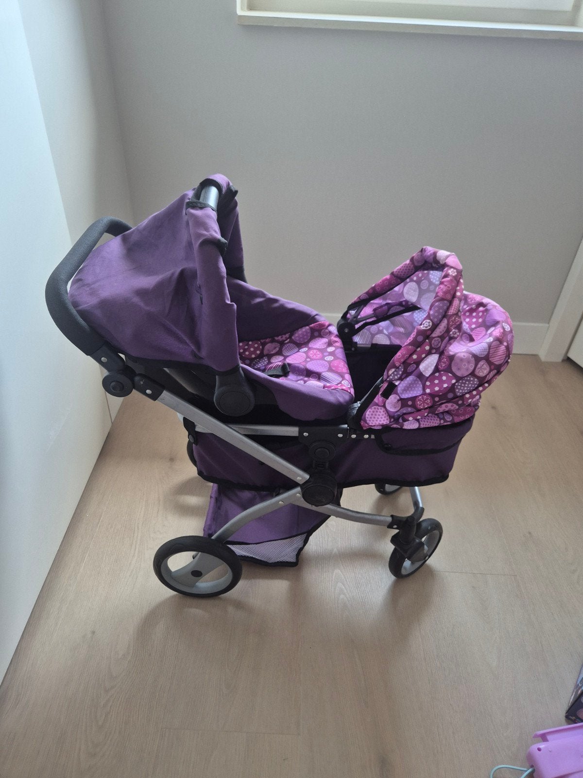 Poppen kinderwagen en Maxi-Cosi, Kinderen en Baby's, Ophalen of Verzenden, Zo goed als nieuw, Babypop