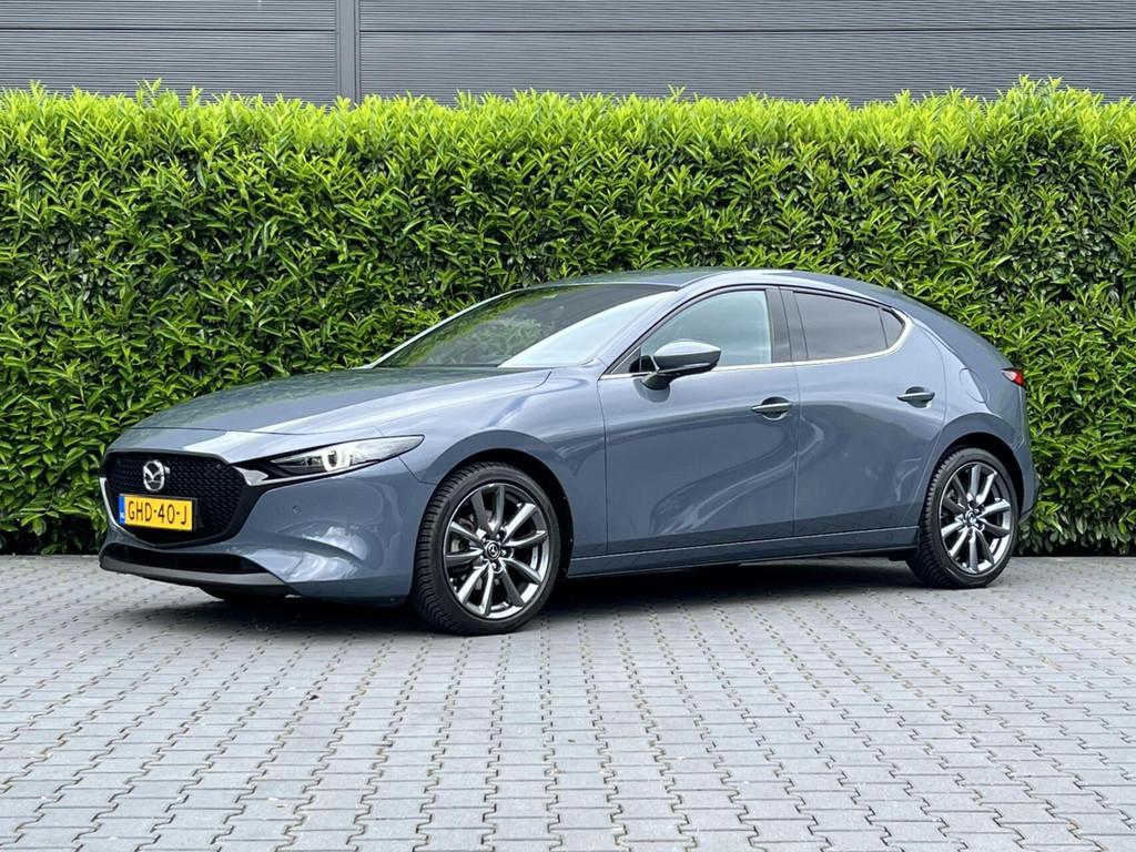 Mazda 3 2.0 e-SkyActiv-X M Hybrid 180 Luxury BOSE SOUND, NAV, Auto's, Mazda, Voorwielaandrijving, 1998 cc, Automatische klimaatregeling