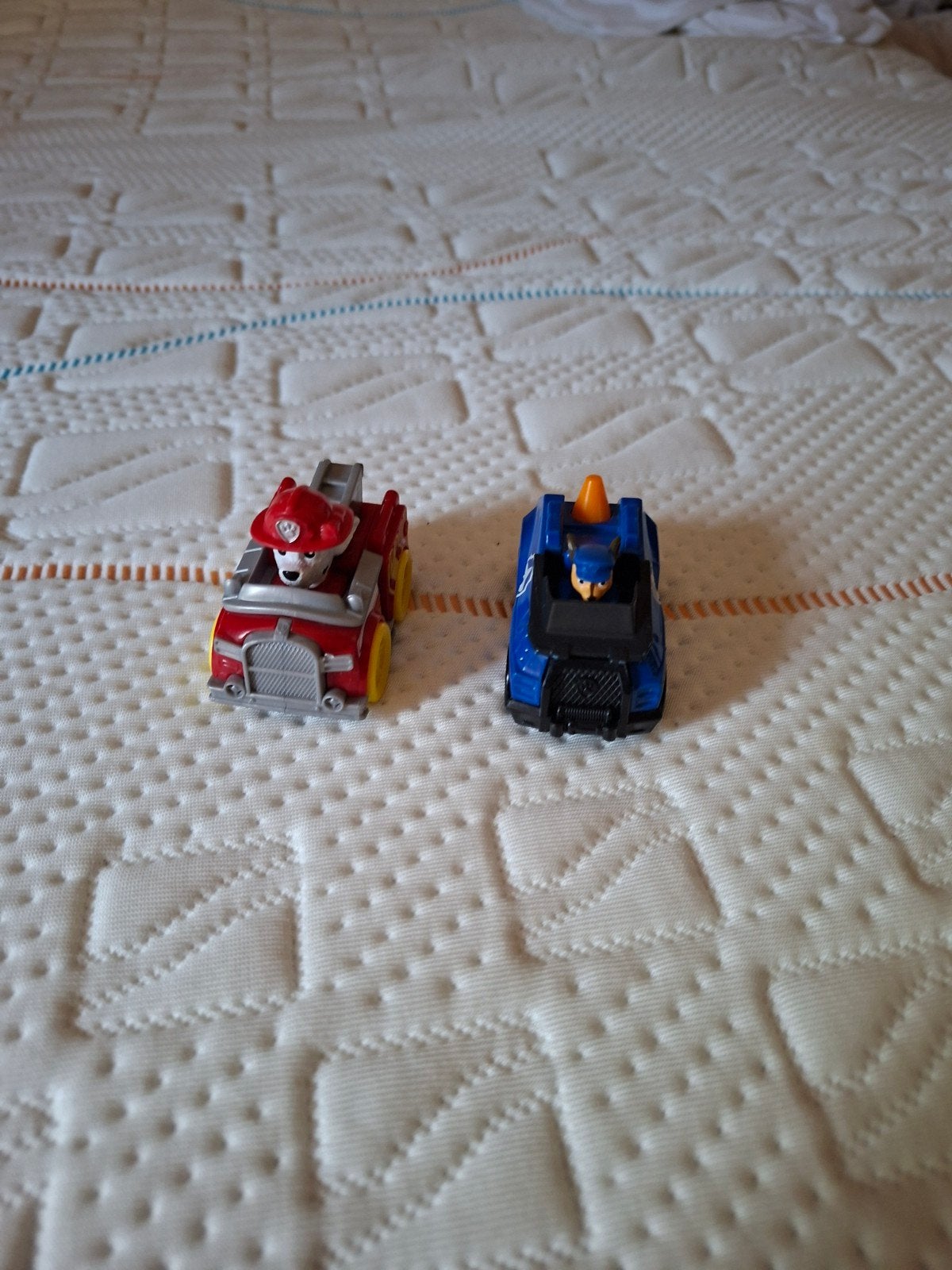 3 kleine paw patrol auto's, Ophalen of Verzenden