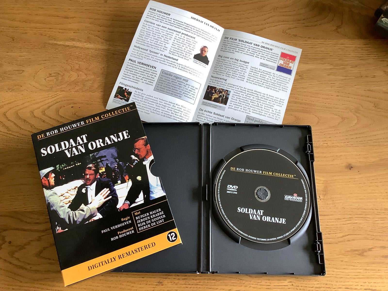9). Soldaat van Oranje met o.a. Rutger Hauer, Jeroen Krabbé., Ophalen of Verzenden, Zo goed als nieuw, Inclusief boekje