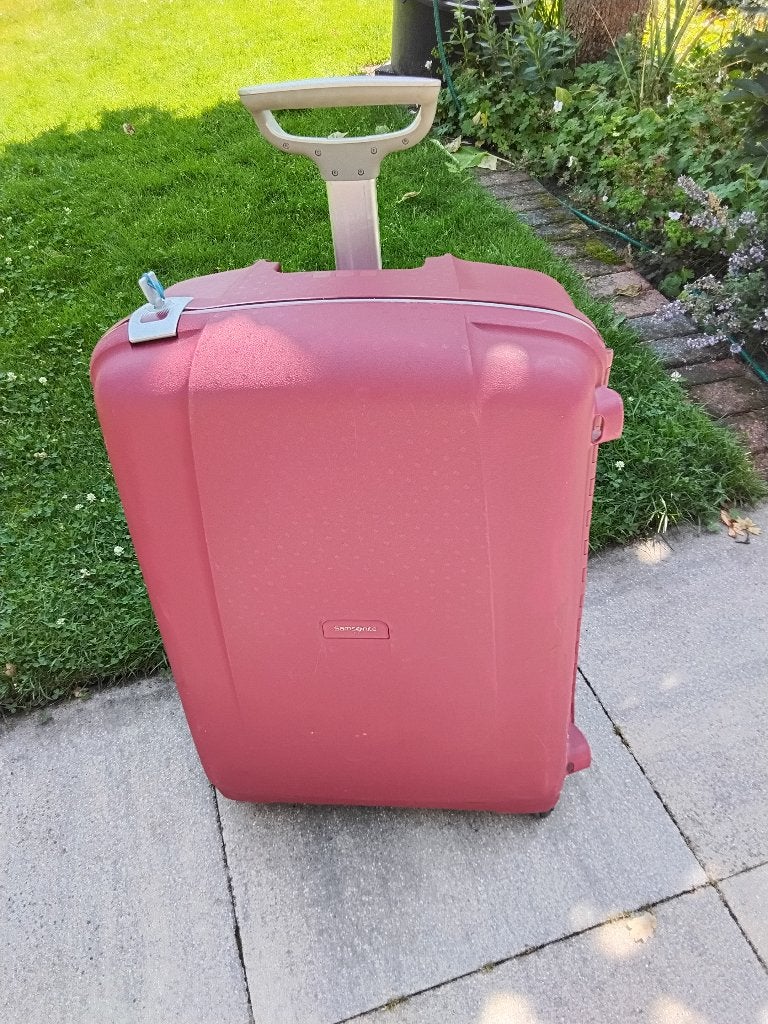 Grote spinner van Samsonite, Hard kunststof, 45 tot 55 cm, Zo goed als nieuw, 70 cm of meer