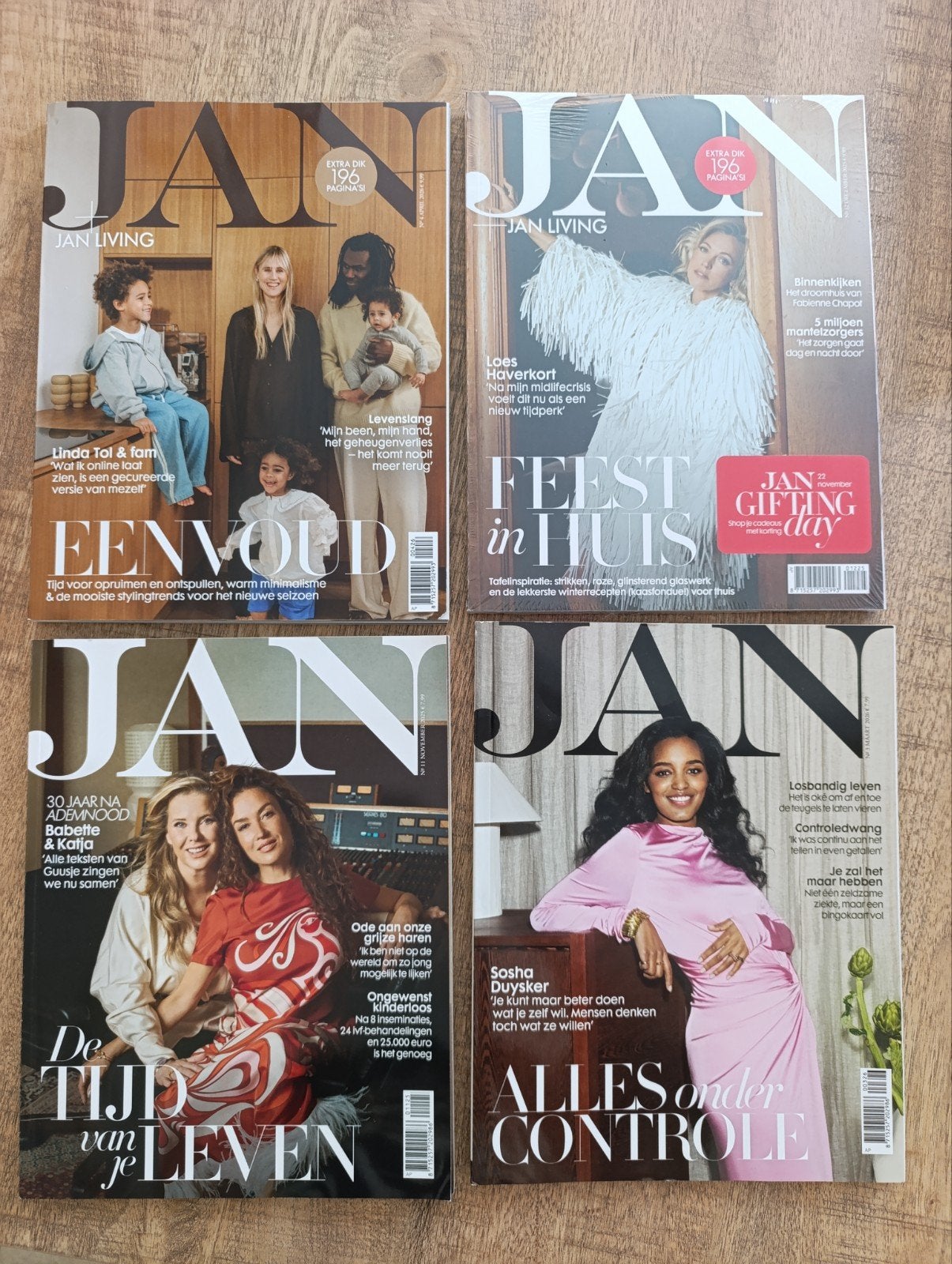 JAN en JAN Living magazines - Ongelezen leesvoer, Ophalen of Verzenden, Nieuw, Damesbladen