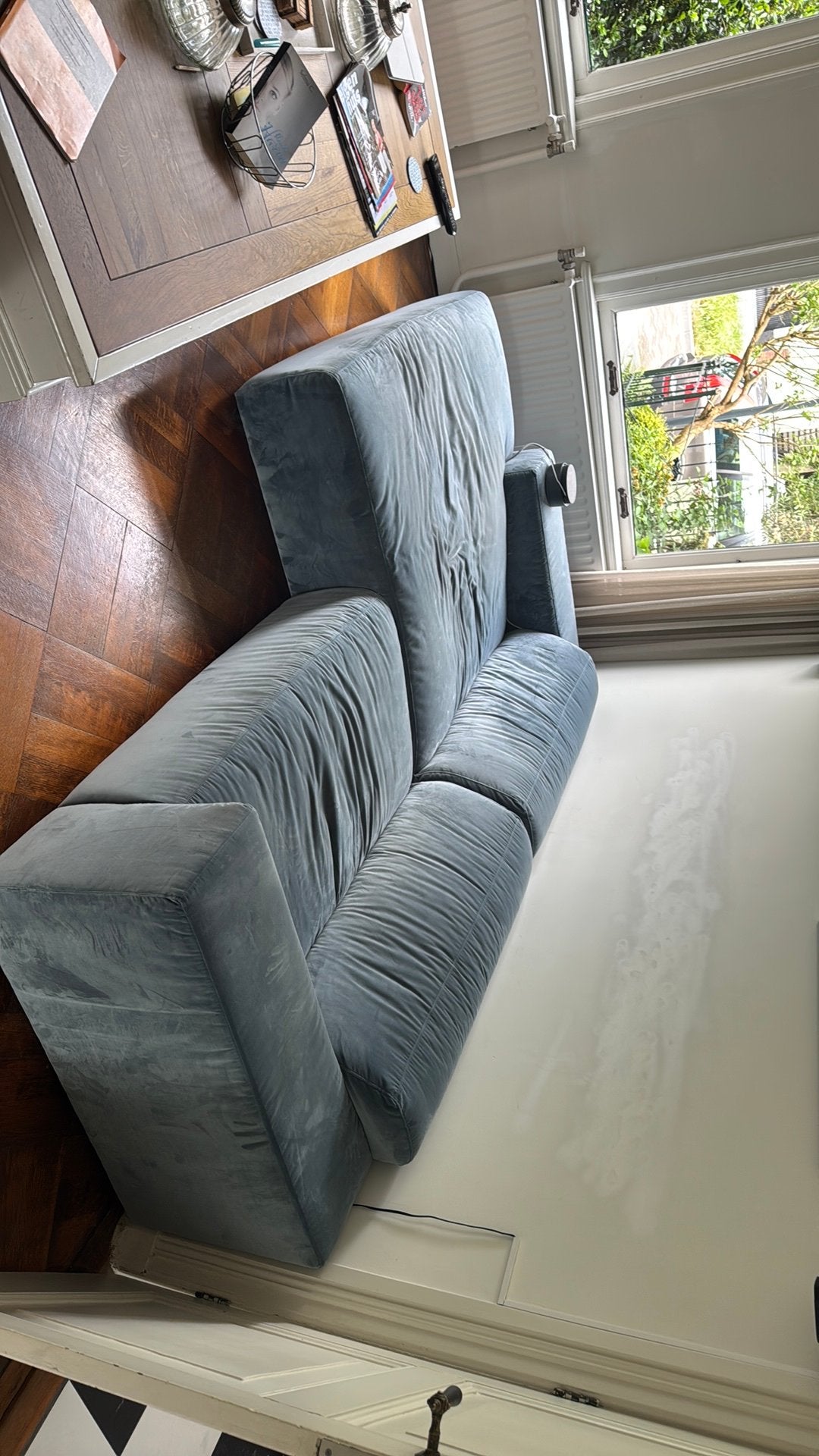 Bank sissyboy, Ophalen, 100 tot 125 cm, Zo goed als nieuw, 200 tot 250 cm