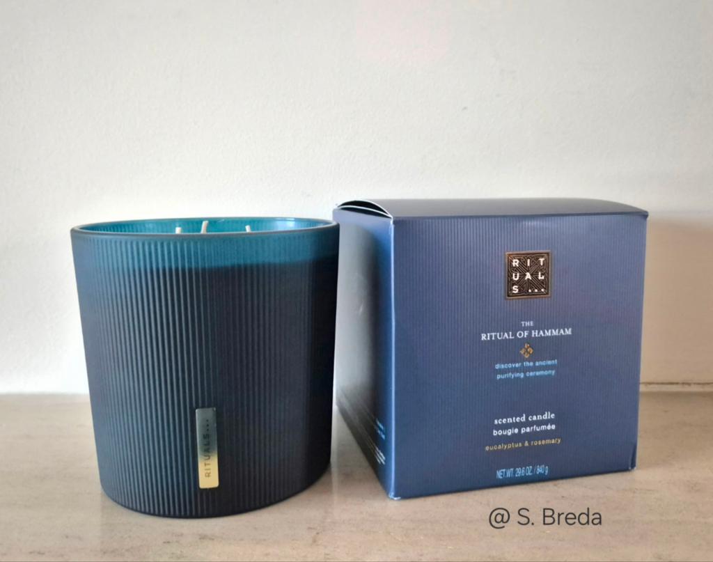 Rituals | Hammam | Geurkaars 840 gram kaars, Overige materialen, Blauw, Nieuw, Ophalen of Verzenden