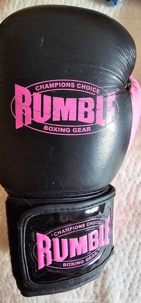 Rumble Champions Choice Bokshandschoenen 10 OZ Roze/Zwart, Sport en Fitness, Vechtsporten en Zelfverdediging, Ophalen of Verzenden