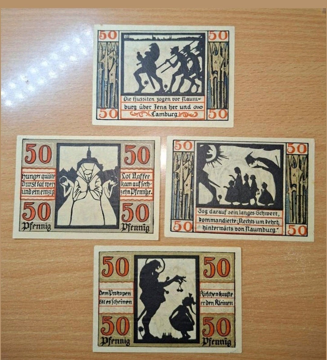 Duits Notgeld Naumburg Noodgeld, Postzegels en Munten, Ophalen of Verzenden, Duitsland