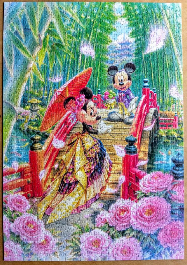 Disney puzzel Tenyo, Ophalen of Verzenden, 500 t/m 1500 stukjes, Zo goed als nieuw, Legpuzzel