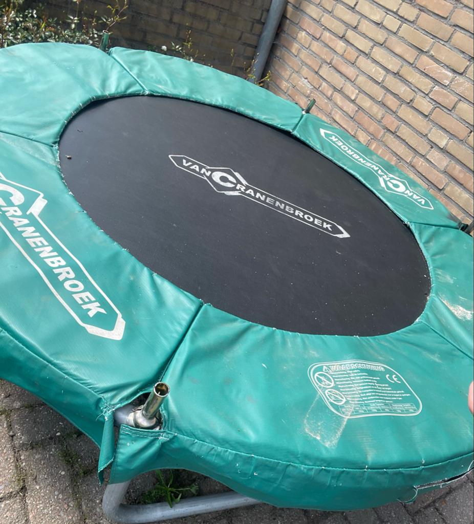 Van Cranenbroek Trampoline - Gebruikt, Ophalen, Gebruikt
