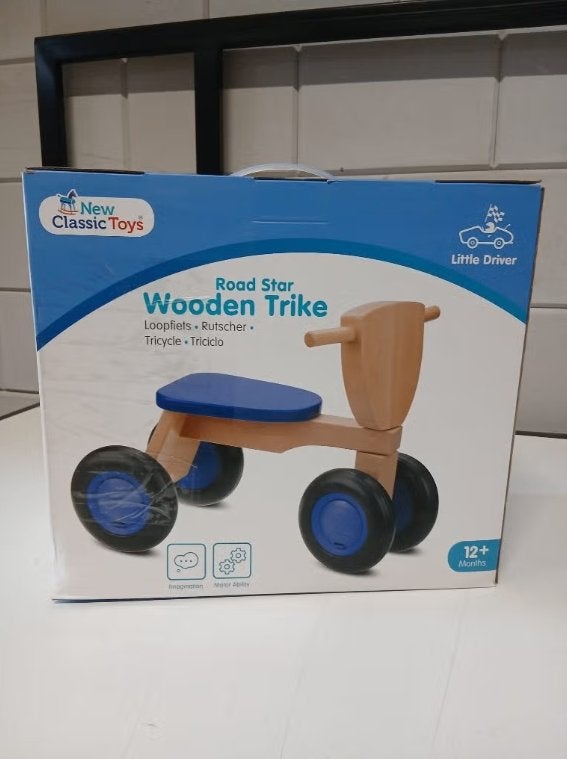 New Classic Toys loopfiets Road Star blauw, Ophalen of Verzenden, Nieuw, Loopfiets