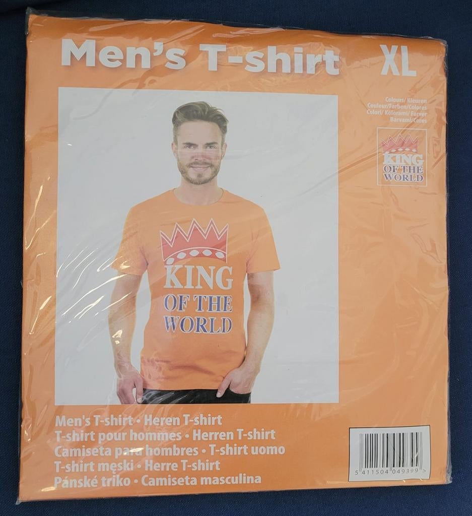 King size t-shirt maat xl koningsdag king's day, Ophalen of Verzenden, Carnaval