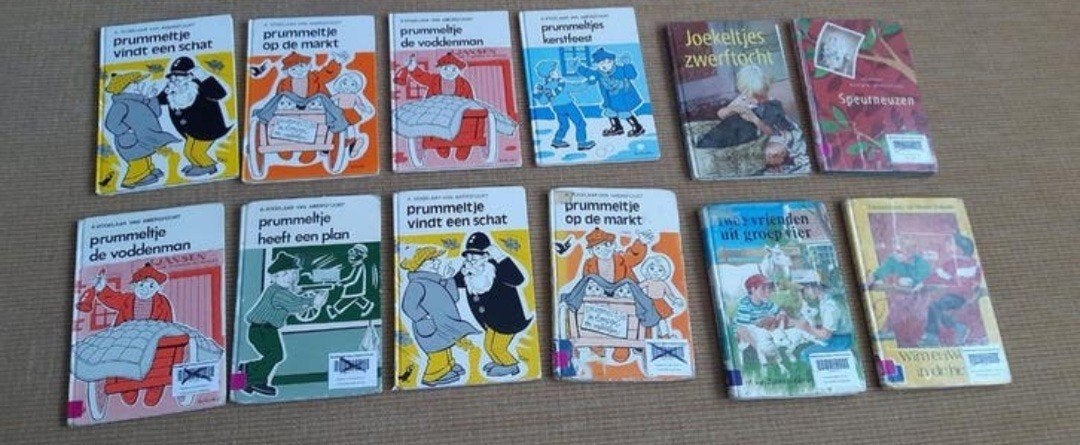 12 Kinderboeken: Prummeltje etc., Boeken, Ophalen of Verzenden, Gelezen, Fictie algemeen