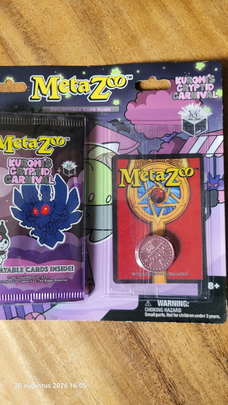 MetaZoo Kuromi's Cryptid Carnival Booster Pack & Coin, Ophalen of Verzenden