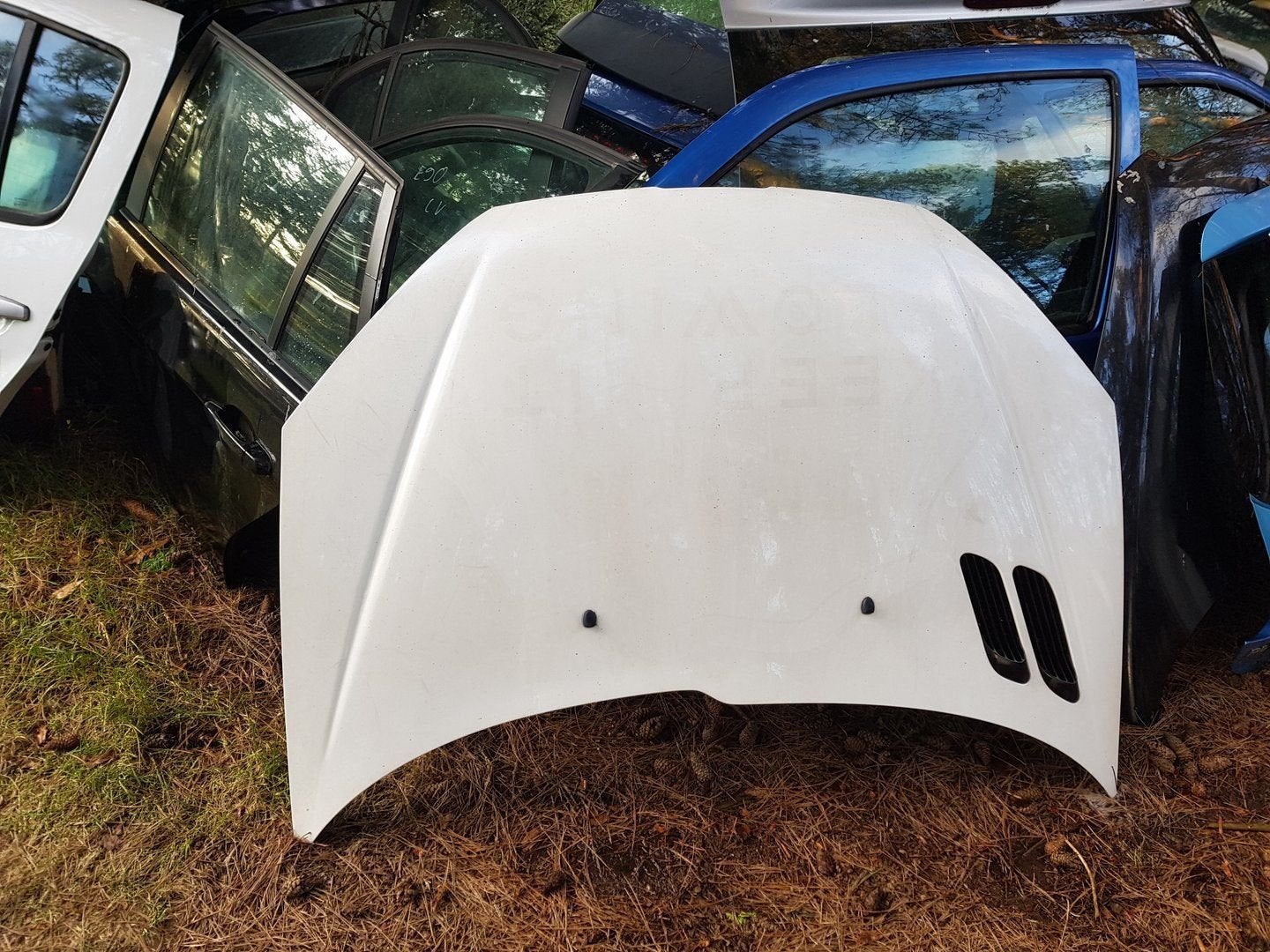 PEUGEOT 206 MOTORKAP WIT BJ 98 TOT 2007, Auto-onderdelen, Carrosserie en Plaatwerk, Gebruikt, -, -, Ophalen of Verzenden