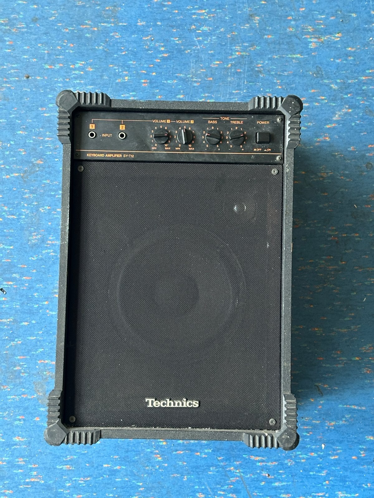 Technics SY-T12 Keyboardversterker, Ophalen of Verzenden, Gebruikt, Minder dan 500 watt, Keyboardversterker