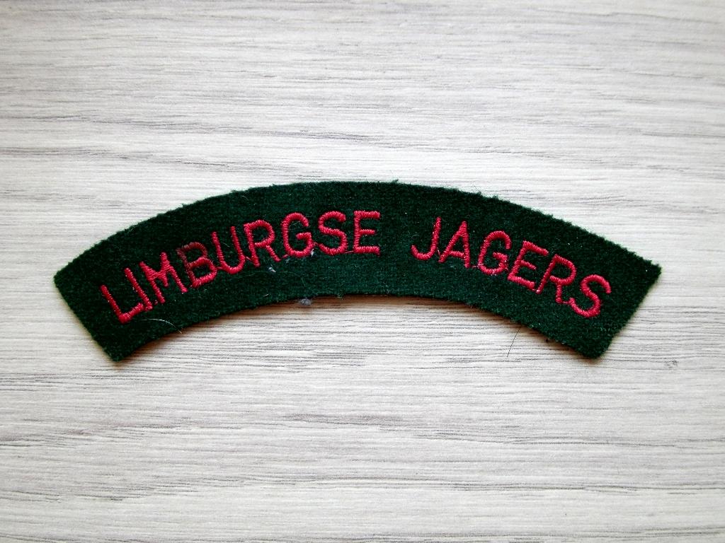Enkele straatnaam Regiment Limburgse Jagers, Ophalen of Verzenden, Landmacht, Nederland, Embleem of Badge