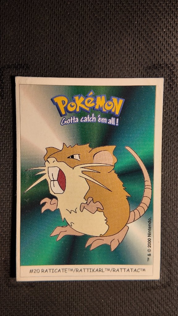 raticate 20 dunkin boomer | Pokemon kaart, Ophalen, Zo goed als nieuw, Losse kaart
