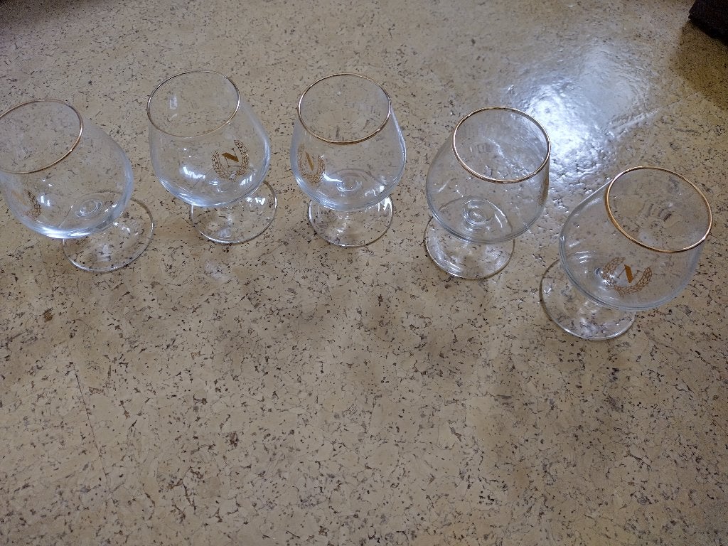 luminarc napoleon cognac glazen, Verzamelen, Ophalen of Verzenden, Gebruikt, Overige typen