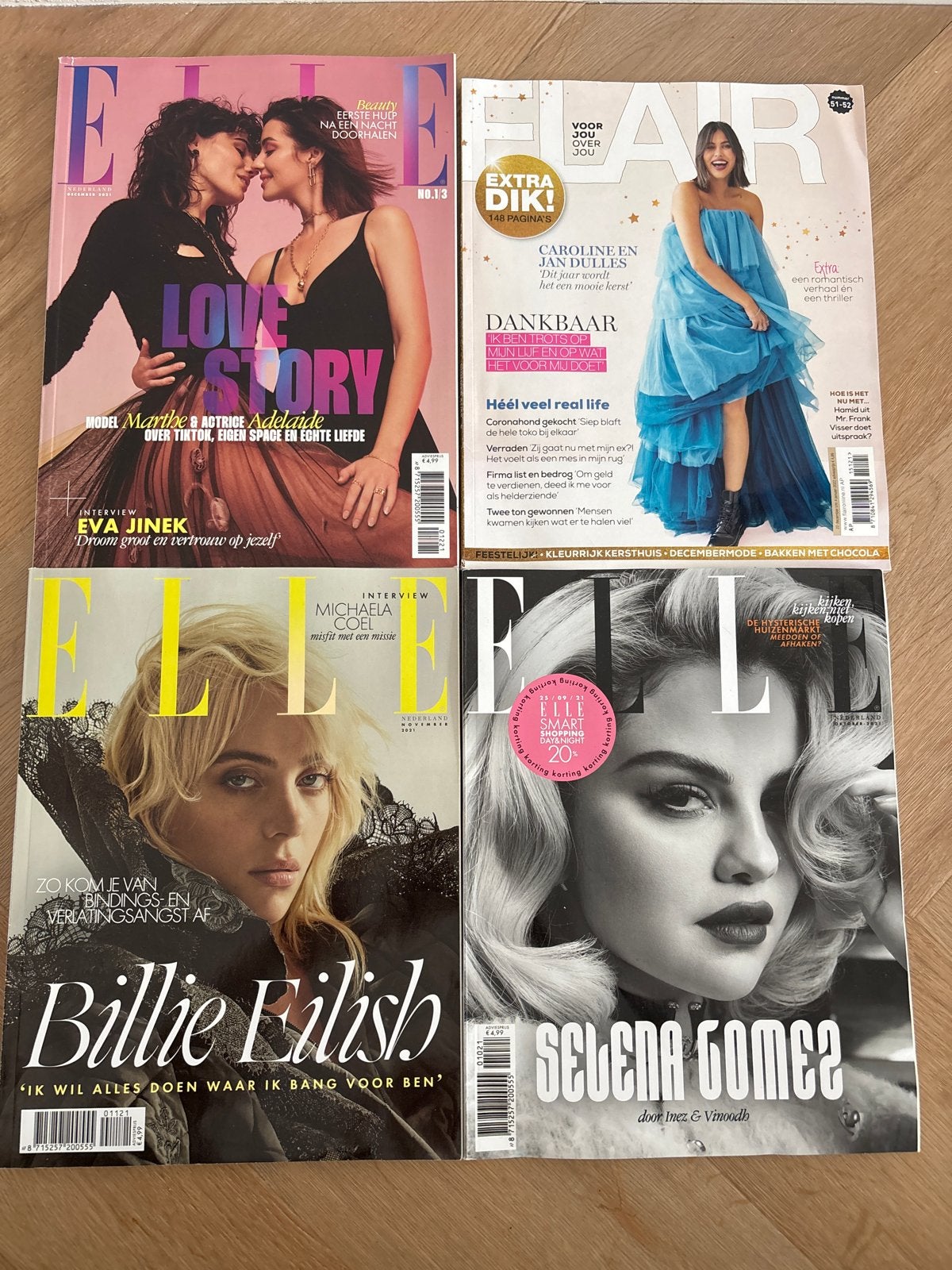 ELLE en Flair Magazines - Diverse Edities, Ophalen of Verzenden, Gelezen, Damesbladen