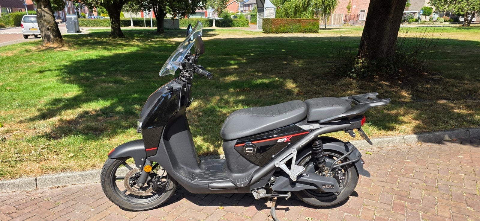 Electrische motorscooter Super Soco CPX 95 km/h Black, Scooter, Gebruikt, Particulier, LED Verlichting