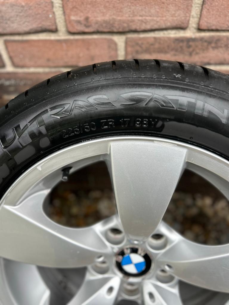 BMW 17 inch velgen met Vredestein Ultrac Satin banden E61, Gebruikt, Banden en Velgen, 17 inch, Ophalen of Verzenden