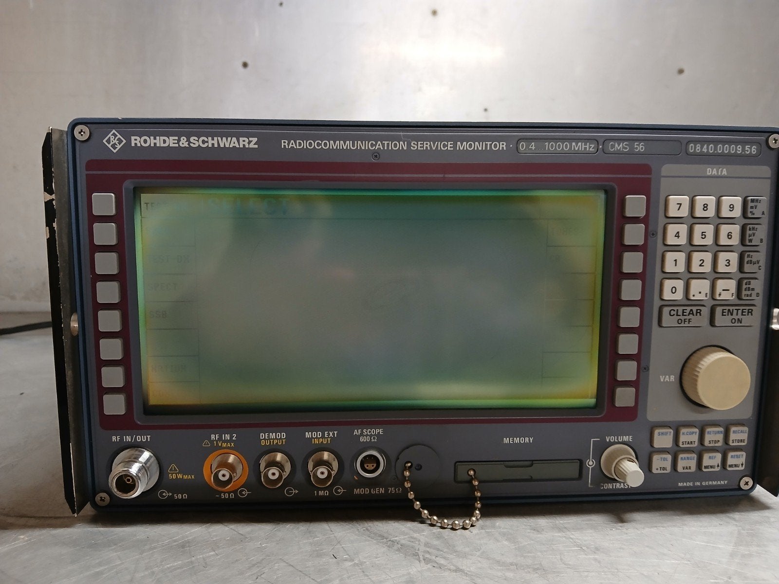 Rohde & Schwarz CMS 56 Radiocommunication Service Monitor, Verzamelen, Ophalen of Verzenden