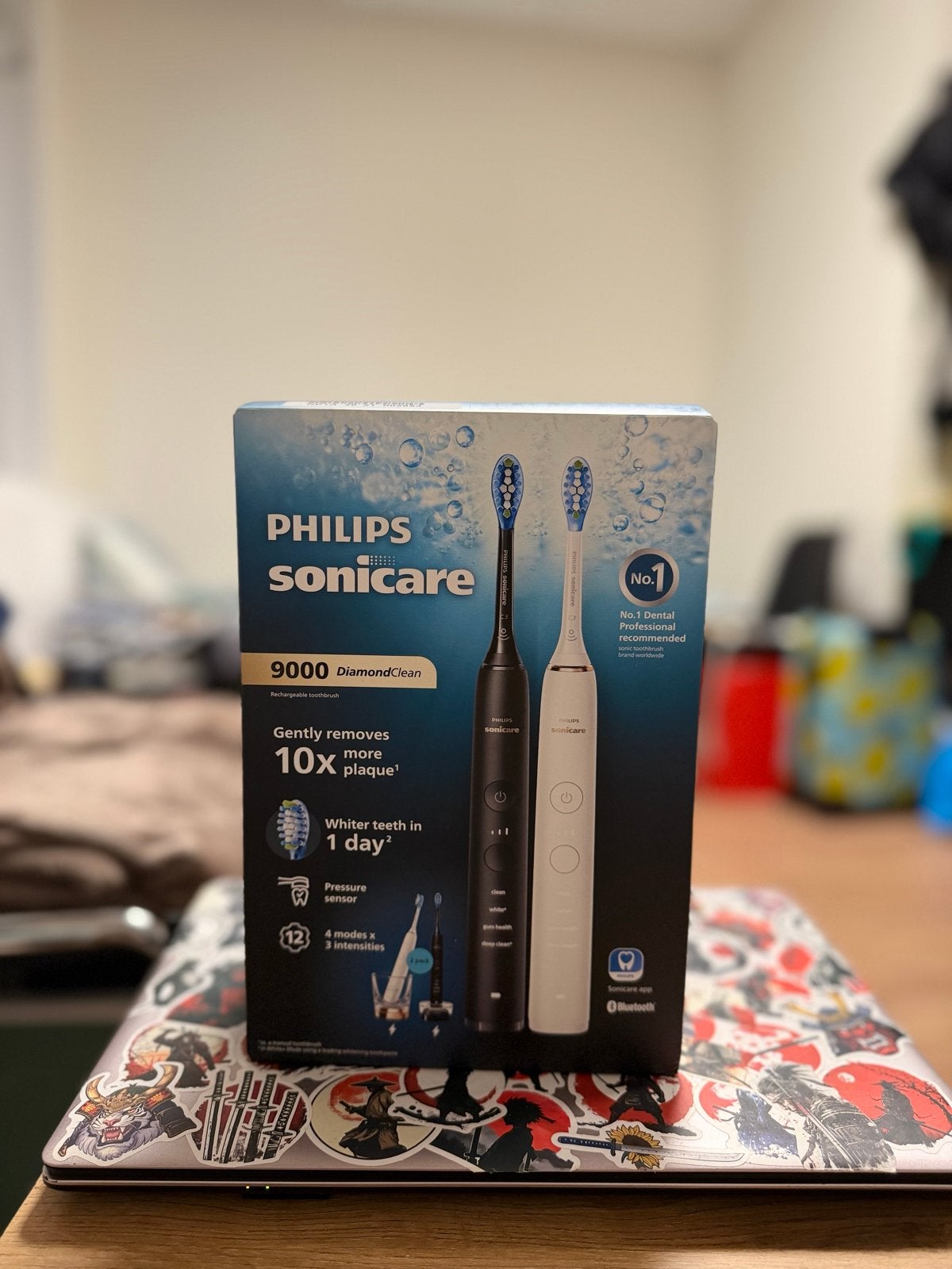 Nieuwe Philips Sonicare 9000 DiamondClean Duo-set, Ophalen of Verzenden, Nieuw, Mondverzorging