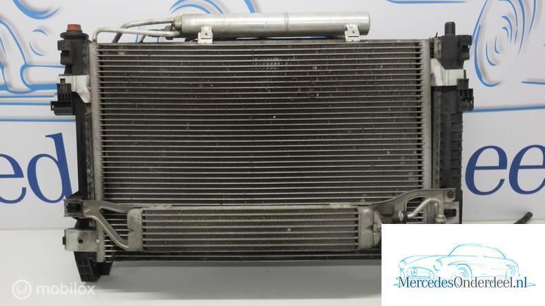 W169 W245 B-klasse Koeler pakket radiateur ventilator conden, Gebruikt, Ophalen of Verzenden
