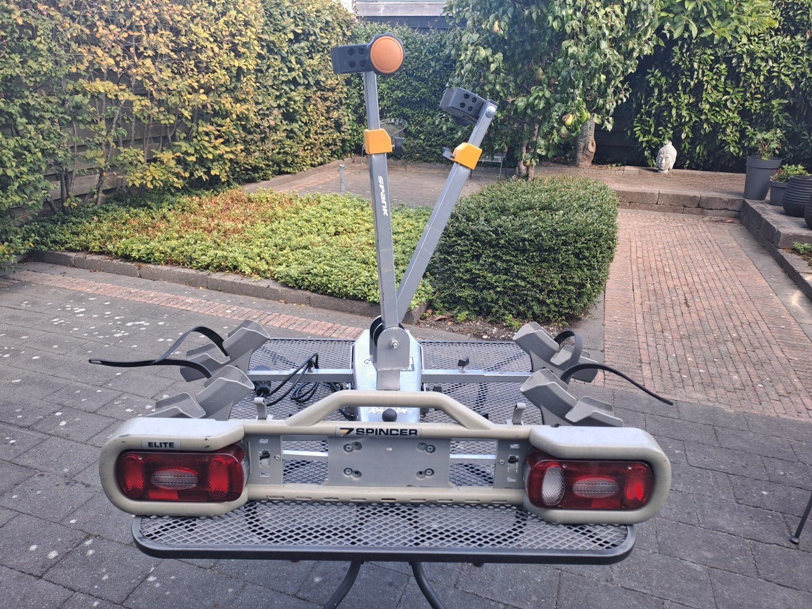 Spinder Elite Trekhaakdrager voor 2 fietsen, Auto diversen, Ophalen, Trekhaakdrager