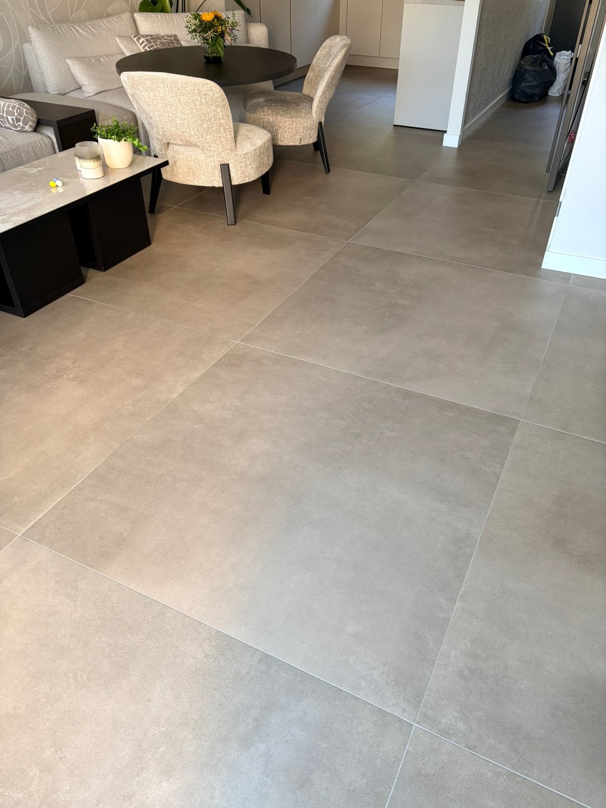 15 stuks ITT Seven vloertegel mat 120x120 hazelnut en sand, Ophalen, 60 cm of meer, 60 cm of meer, Nieuw