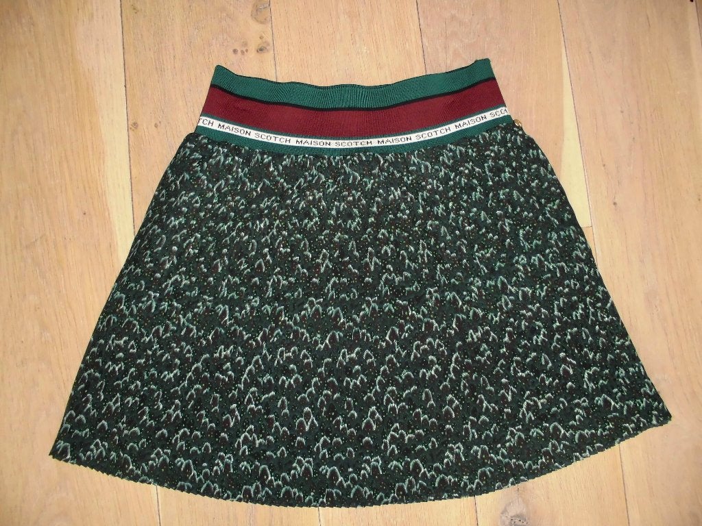Maison scotch rok maat L, Maat 42/44 (L), Zo goed als nieuw, Boven de knie, Groen
