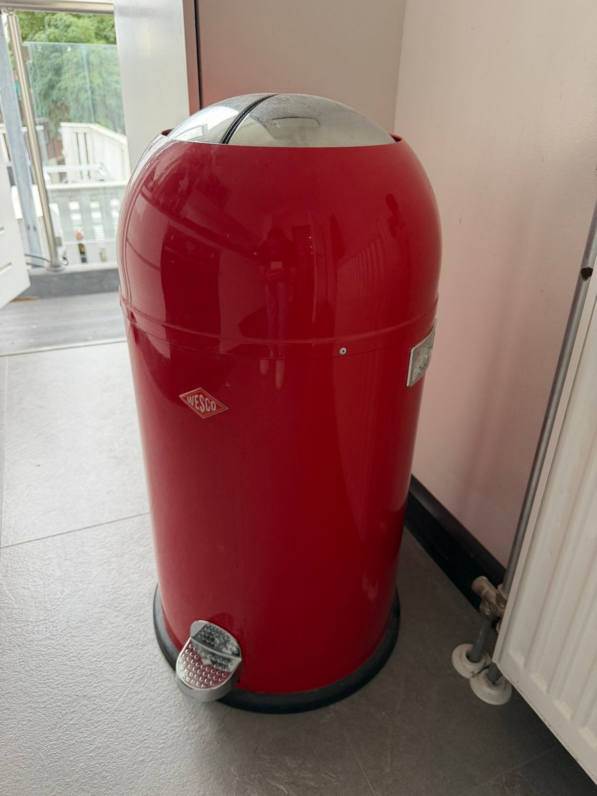 Wesco prullenbak, 40 liter of meer, Ophalen, Zo goed als nieuw
