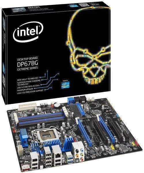 Intel Desktop Board DP67BG Moederbord, Computers en Software, Moederborden, Zo goed als nieuw, Intel, DDR3, Ophalen of Verzenden